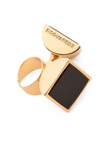 DSQUARED2 bague double - Or - DSQUARED2 - Modalova