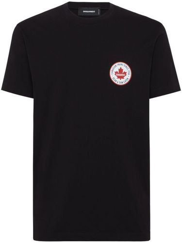 T-shirt à patch logo - DSQUARED2 - Modalova