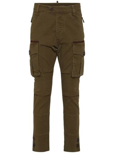 Pantalon droit à poches cargo - DSQUARED2 - Modalova