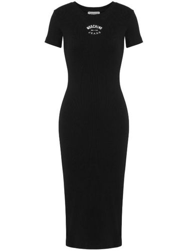 Robe nervurée à coupe mi-longue - MOSCHINO JEANS - Modalova