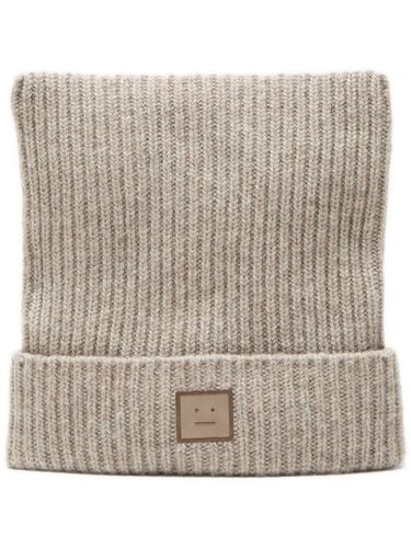 Bonnet à logo Face - Acne Studios - Modalova
