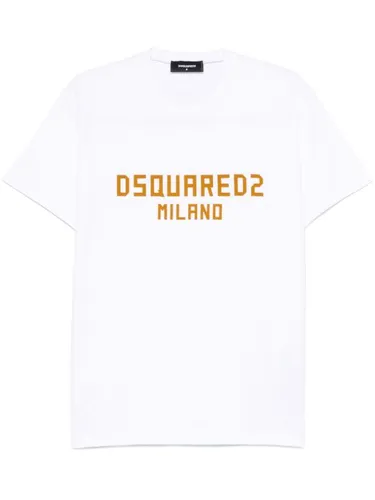 T-shirt à logo floqué - DSQUARED2 - Modalova