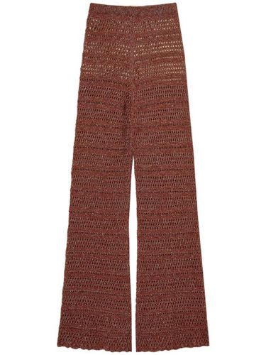 TWINSET pantalon en maille - Marron - TWINSET - Modalova