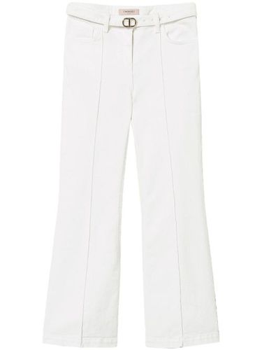 Pantalon à taille ceinturée - TWINSET - Modalova