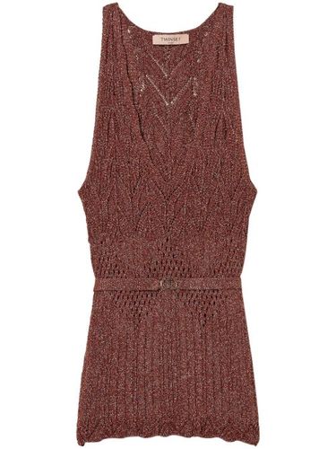 TWINSET haut en maille - Marron - TWINSET - Modalova