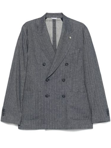 Blazer à boutonnière croisée - Manuel Ritz - Modalova