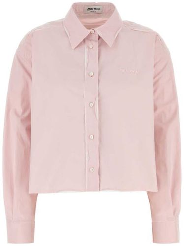 Miu Miu chemise en popeline - Rose - Miu Miu - Modalova