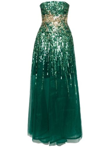 Robe bustier à broderies - Saiid Kobeisy - Modalova