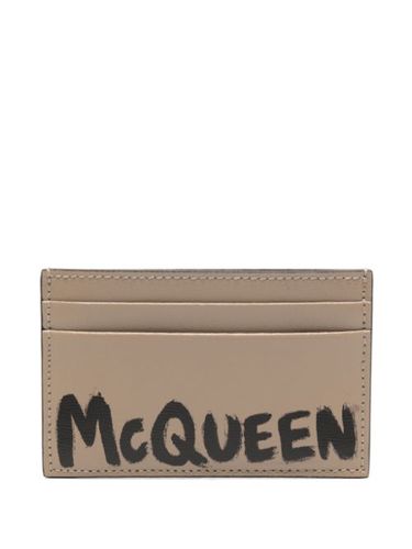 Porte-cartes Graffiti - Alexander McQueen - Modalova