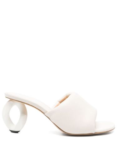 Mules en cuir à talon Chain 70 mm - JW Anderson - Modalova