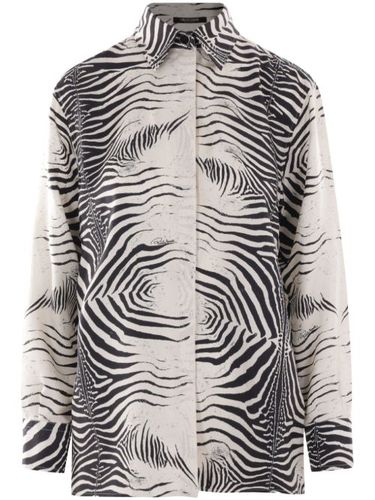 T-shirt à imprimé zébré - Roberto Cavalli - Modalova