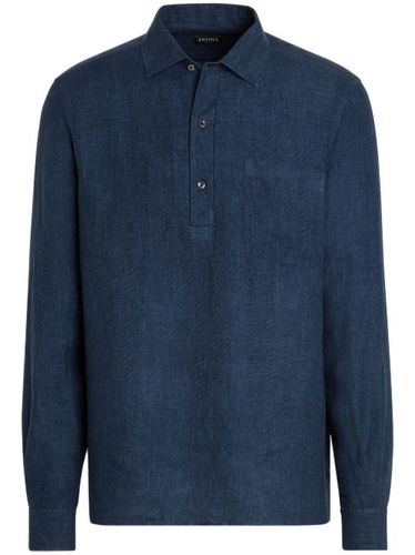 Zegna chemise Oasi Lino - Bleu - Zegna - Modalova