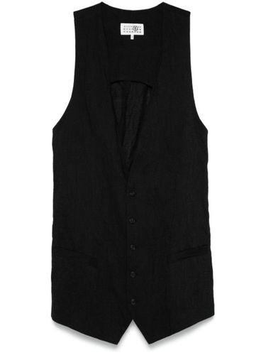 Gilet à col plongeant - MM6 Maison Margiela - Modalova