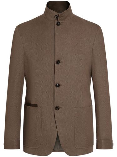 Zegna veste Oasi Lino II - Marron - Zegna - Modalova