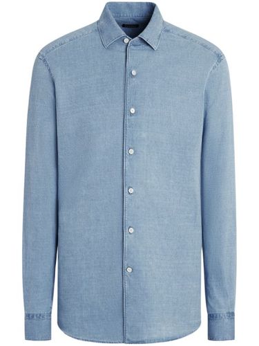 Chemise en jean à effet délavé - Zegna - Modalova