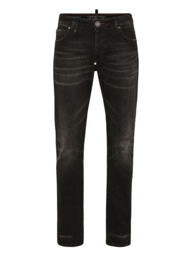 Jean à effet délavé - Philipp Plein - Modalova