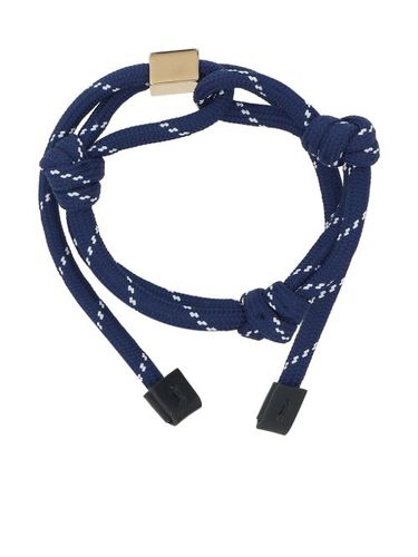 Miu Miu bracelet en corde - Bleu - Miu Miu - Modalova