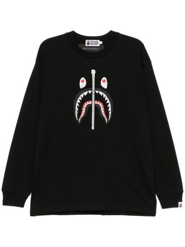T-shirt à imprimé requin - A BATHING APE® - Modalova