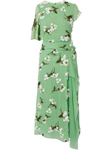 Robe mi-longue à ornements - ERDEM - Modalova