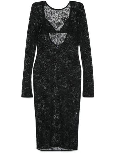 Robe mi-longue en dentelle - Patrizia Pepe - Modalova