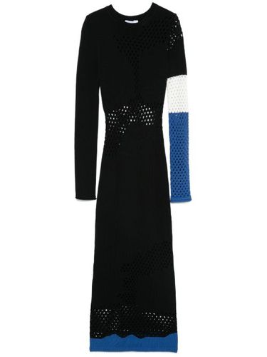 Robe mi-longue en maille ajourée - Patrizia Pepe - Modalova