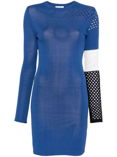 Robe courte en maille ajourée - Patrizia Pepe - Modalova