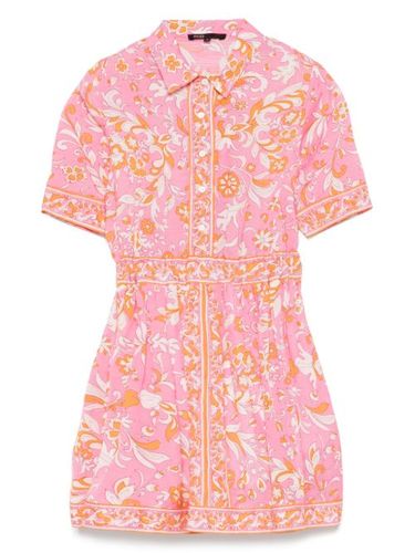 Maje robe courte à fleurs - Rose - Maje - Modalova