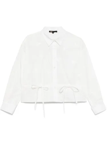 Blouse à fleurs brodées - Maje - Modalova