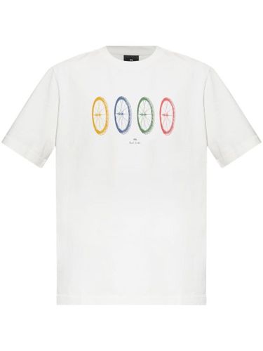 T-shirt à imprimé Wheels - PS Paul Smith - Modalova