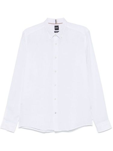 BOSS chemise en lin - Blanc - BOSS - Modalova