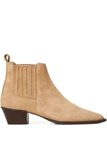 Bottines en daim 40 mm - TWINSET - Modalova