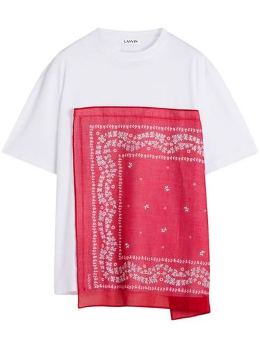 T-shirt à empiècement bandana - Lanvin - Modalova