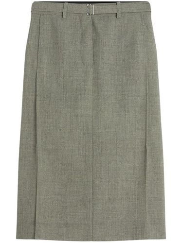 Jupe mi-longue à taille ceinturée - Lanvin - Modalova