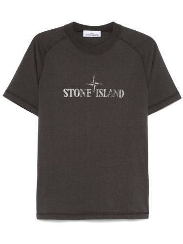 T-shirt à logo imprimé - Stone Island - Modalova