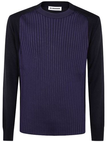 Pull à empiècements contrastants - Jil Sander - Modalova