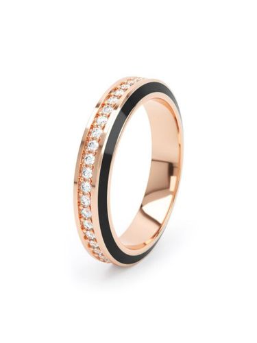 Bague Eternity en or recyclé 18ct pavée de diamants - LOEV - Modalova