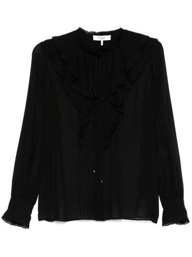 Blouse en soie à volants - Chloé - Modalova