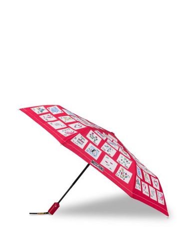 Parapluie à imprimé graphique - Moschino - Modalova