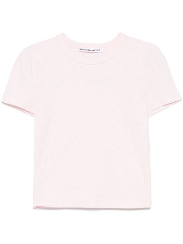 T-shirt à logo en jacquard - Alexander Wang - Modalova