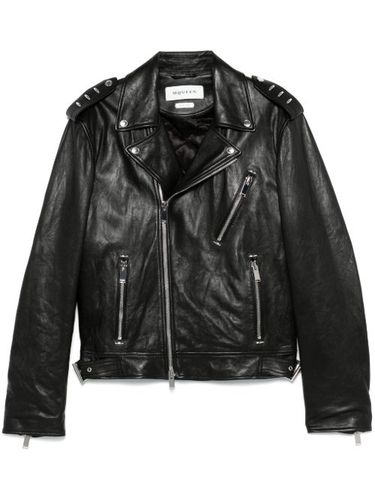 Veste en cuir - Alexander McQueen - Modalova