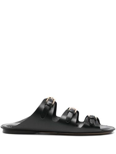 SANDRO sandales en cuir - Noir - SANDRO - Modalova