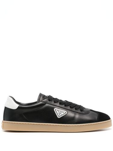 Prada baskets en cuir - Noir - Prada - Modalova