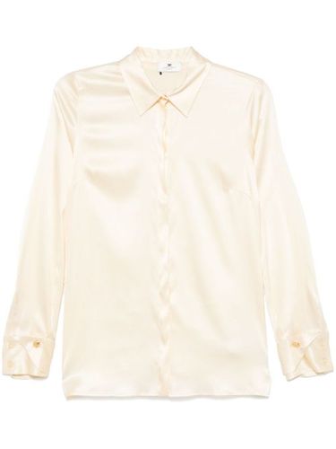 Blouse satiné à poignets superposés - Elisabetta Franchi - Modalova