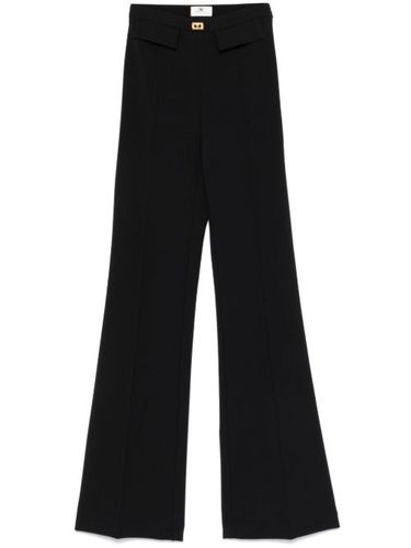 Pantalon à plaque logo - Elisabetta Franchi - Modalova