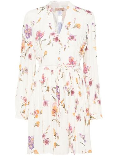 Robe courte à fleurs - TWINSET - Modalova