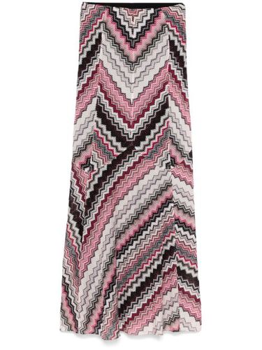 Jupe longue à motif zigzag - Missoni - Modalova