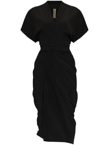 Robe portefeuille à coupe mi-longue - Rick Owens - Modalova