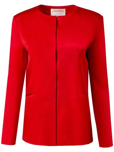 Veste cintrée en satin - Alejandra Alonso Rojas - Modalova