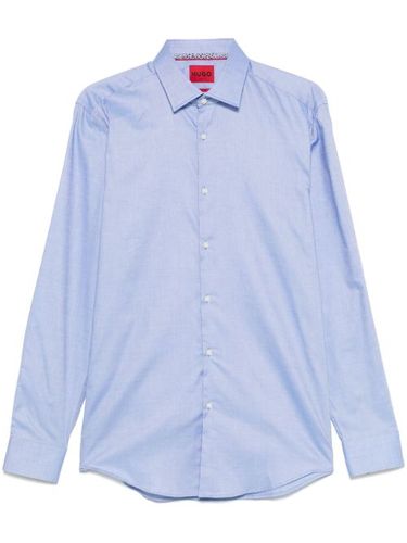 HUGO chemise en coton - Bleu - HUGO - Modalova
