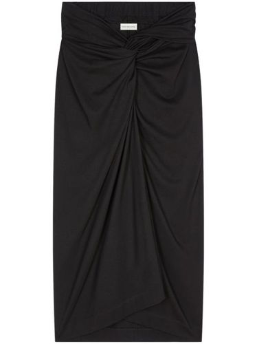Jupe mi-longue à design froncé - DRIES VAN NOTEN - Modalova